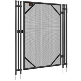 VEVOR Pool Fence Gate, 4 x 2.5 Ft, Easy DIY Installation Inground Pool Gate, Pool Fence Gate Kit with Stainless Steel Latch