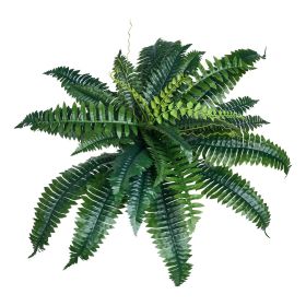 VEVOR Artificial Ferns 2 Pcs, Natural Spread Diameter 31-34 Inch, Large Hanging Artificial Boston Ferns, Fake Plant Wall Decor with 30 Branches