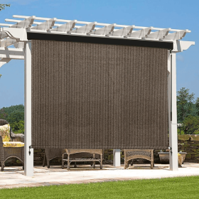 8'X6' Mocha HDPE covered roller shutter
