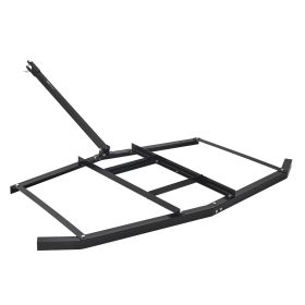VEVOR Drag Harrow, 74" Width Tow Behind Drag Harrow, Q235 Steel Driveway Grader with Adjustable Bars & Pin Hitch, Support up to 50 lbs