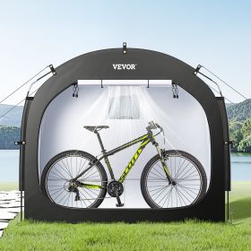 Outdoor Bike Storage Tent Spacious Waterproof Bike Tent For 1 To 2 Bikes (Option: Black)