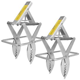 2PCS Easy Setup Mole Traps Outdoor Reusable Scissor Mole Gopher Rodent Control Trap Solid Metal Material For Lawn Garden Yard (Option: Silver)